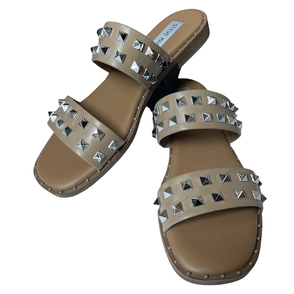59. Steve Madden Studded Sandals Size 6.5
